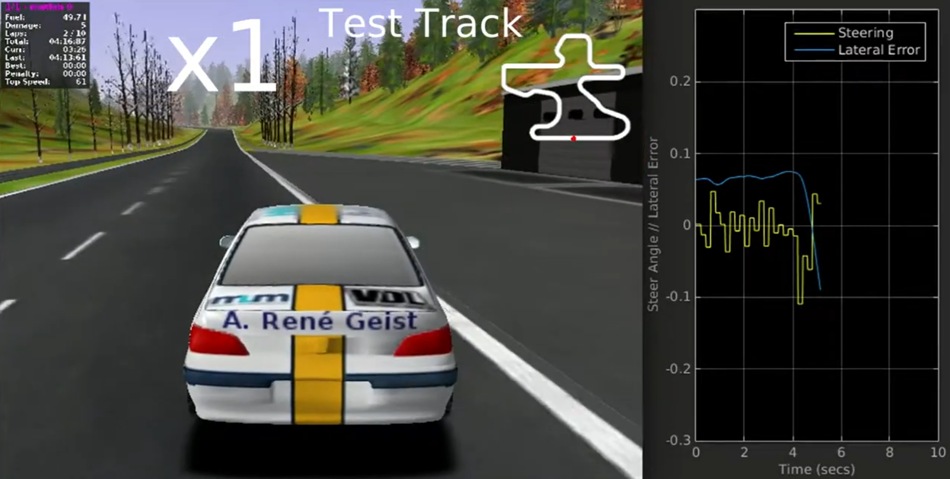 Data collection for robust end-to-end lateral vehicle control